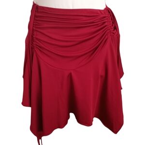 Shein Elegant Red Women's Skirt Short Sz.3XL